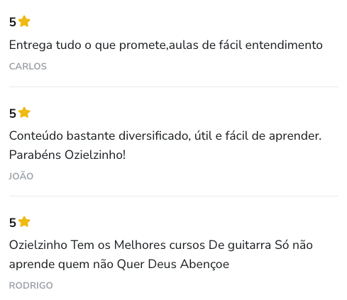 Depoimento de aluno 5